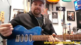 Open G guitar lesson Bad Company Cant Get Enough [upl. by Ecnarretal]