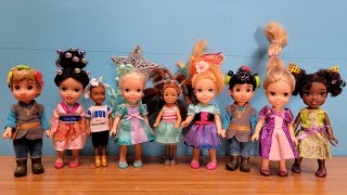 Crazy hair day  Elsa amp Anna toddlers at school  Barbie dolls [upl. by Aimit]