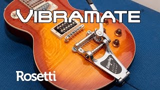 Fit a Bigsby B7 to a Les Paul with Vibramate in minutes [upl. by Cirdec857]