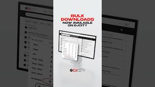 Bulk Downloads Now Available on DJcity 🖥️ shorts [upl. by Russi]