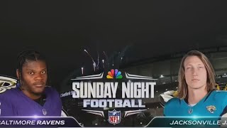 2023 NBC Sunday Night Football Week 15 IntroTheme Ravens vs Jaguars [upl. by Stempien229]