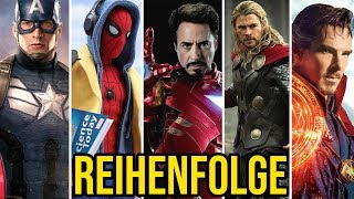 Alle MARVELFilme in RICHTIGER Reihenfolge  Recap  Jay amp Arya [upl. by Alpheus41]