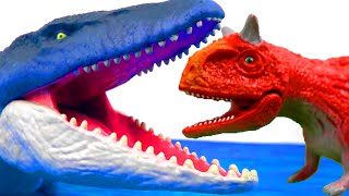 🔴Epic Mud Egg Discovery T Rex Shows Gigant Mud Egg Powers to Brachiosaur  Jurassic World Cartoons [upl. by Alamap]