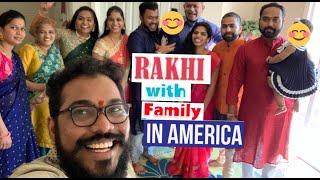 RAKHI Celebrations 🎉🎉🎉 with family in USA 2020  Kalyani Boppa [upl. by Ayatnohs]