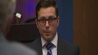 Raw video Excerpt from former Mesa officer Phillip Brailsfords testimony in his murder trial [upl. by Dirfliw37]