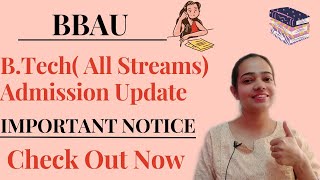 BBAUBTechEntrance ExamOfficial Notice202223 [upl. by Nimra365]