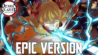 Demon Slayer S2 Zenitsu Godlike Speed Theme  EPIC VERSION Chad Zenitsu ⚡ [upl. by Uella]