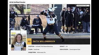 Faith Willenbrock hits HR 12 for 2018 season [upl. by Baerman67]