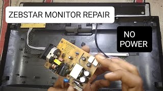 zebstar monitor repair no power  monitor repair in hindi [upl. by Jenness]