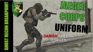 JAEGER CORPS UNIFORM Danish SOF Ghost Recon Breakpoint [upl. by Atwood]