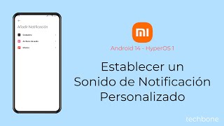 Establecer un Sonido de Notificación Personalizado  Xiaomi Android 14  HyperOS 1 [upl. by Gnof]