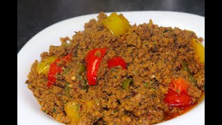 Shimla Mirch Keema  SHIMLA MIRCH KEEMA Recipe  Mince Recipe By Cook With Faiza [upl. by Maddie]