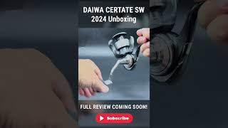 DAIWA 24 Certate SW Unbox [upl. by Ayatal]