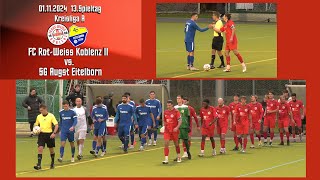 Kreisliga A FC RotWeiss Koblenz II vs SG Augst Eitelborn [upl. by Alamaj407]