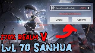 Illusion Realm V ft LvL70 Sanhua  270 Run  First  Full Run  Wuthering Waves [upl. by Doll]