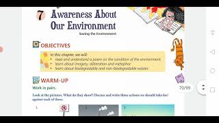 Class 5 Poem 7 Awareness About Our Environment Explanation [upl. by Amesari]