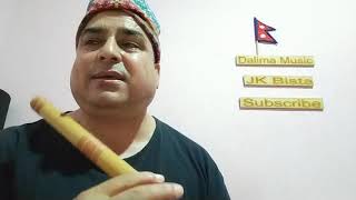 Tungna ko Dhun ma on flute tutorial with notation [upl. by Stanwood122]