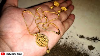 1 tola gold mala set design with price and weight  gold ki mala [upl. by Eelana]