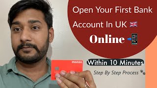 How To Open Online Bank Account In UK Full Process Step By Step Monzo Bank Account How To Open [upl. by Nils34]