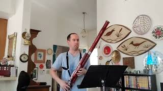 Weissenborn Bassoon Etude No 9 from Fifty Advanced Studies [upl. by Ailehc]