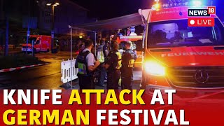 Knife Attack In Germany News LIVE  German Festival In Solingen Knife Attacker Kills 3  N18G [upl. by Whitver]