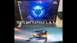 Lenovo LOQ Teste dos Battlefield 1 34 e 5 RTX 2050  i5 12450h  16gb DDR5 [upl. by Ennahgem]