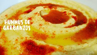 HUMMUS de GARBANZOS saludable [upl. by Colyer]