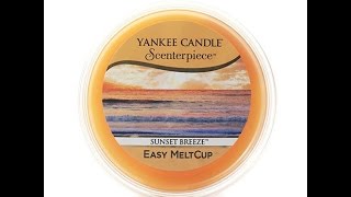 Sunset Breeze  Yankee Candle Easy MeltCup Review [upl. by Kjersti]