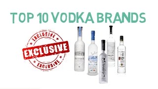 TOP 10 vodka brands [upl. by Enar115]