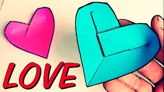 Cómo hacer un Corazón de Papel  Origami [upl. by Renruojos]