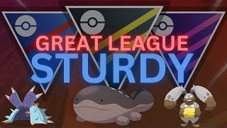 Great League Toxapex Clodsire Diggersby team is STURDY in PokemonGo [upl. by Narcis925]