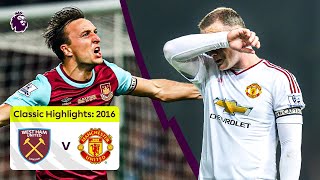 West Ham say goodbye to the Boleyn Ground with 32 win vs Manchester United  Highlights [upl. by Assereht]