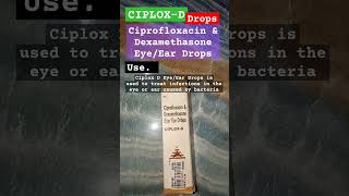 Ciplox d eye drops shorts trending medicine docter medical tips drops eye [upl. by Nisotawulo]