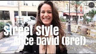 Bref Jai streetstylé la fille de Bref Alice David [upl. by Aisekal]