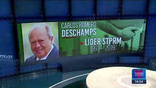 Carlos Romero Deschamps renuncia a Pemex quotpor su voluntad y un exhortoquot  Noticias con Yuri Sierra [upl. by Anreval]