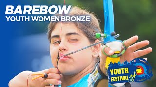 Barebow Youth Women Bronze  Youth Festival 2024 [upl. by Leavelle]