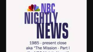 NBC Nightly News theme music close  aka The Mission Part I by John Williams [upl. by Eusebio]