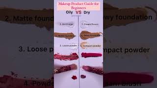 Basic makeup Oily aur dry skin pr kon se Product use kre shortsvideo ytshorts shortsbasicmakeup [upl. by Corrie648]