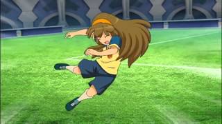 Inazuma Eleven Dream Match Ryuusei Blade and Parkour Attack [upl. by Atterual]