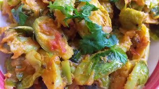 Brussels Sprouts Recipe in Tamil  Indian Style Brussels Sprouts RecipeBrussels Sprouts Peratal [upl. by Alded]