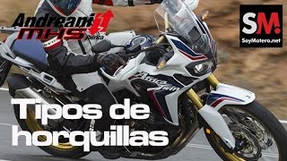 Tipos de horquillas de moto  Suspensiones de moto III [upl. by Brigham281]