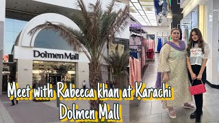 Meet with Rabeeca khan at Karachi Dolemon Mall Clifton Karachi  Hyperstar Dolemon Mall Vlog 2023 [upl. by Atina98]