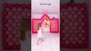 BALLOON CASTLE 🏰 Balloon decoration ideas 🤩 birthday decoration ideas at home tiktok balloon [upl. by Sitnalta77]