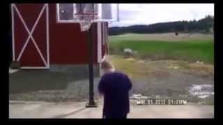 Bigfoot Watches Kids Play Hoops Breakdown [upl. by Ahsinna]