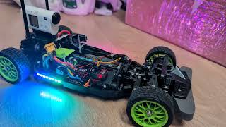 arduino nano LED radio control rccar rc tamiyarc [upl. by Ociredef577]