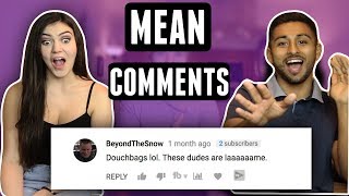 MEAN COMMENTS w MIKAELA amp LABIB REACT CAST [upl. by Alliber]