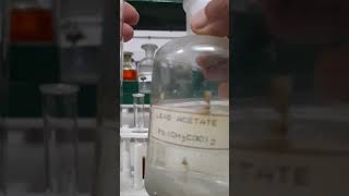 Lead acetate test for sulphide ion [upl. by Rosabelle]