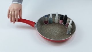 6 PRACTICAL AND SUPER IDEAS YOU CAN DO WITH ONLY NAIL POLISHES [upl. by Ahsinej152]