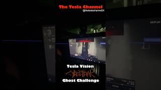 Tesla Vision Grave Yard Ghost Challenge Will your Tesla see a ghost Try it tesla ghost [upl. by Shipman]