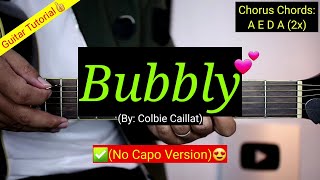 Bubbly  Colbie Caillat No Capo Version 😍  Guitar Tutorial [upl. by Zedekiah]